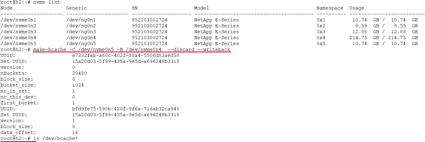Backing and caching devices