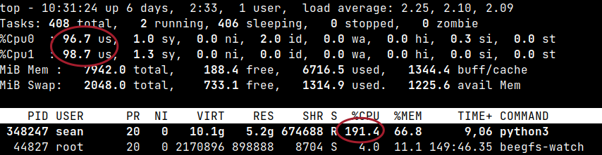 Having a GPU might help
