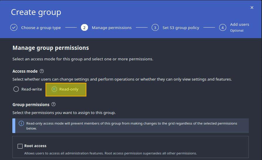 Create a group
