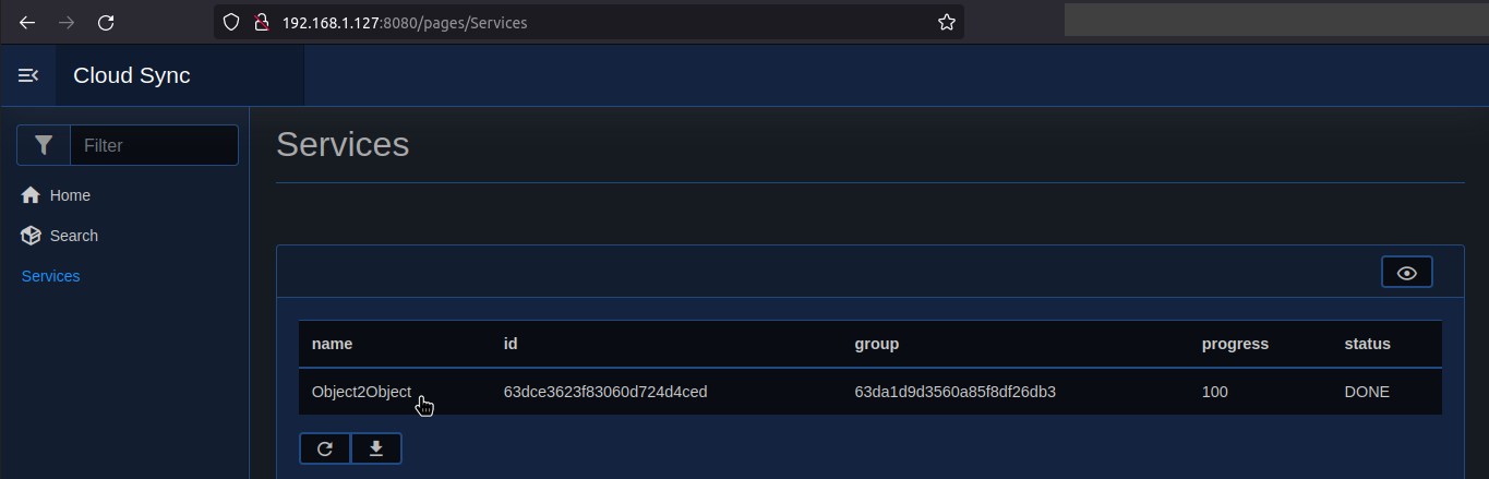 Cloud Sync web app with PowerShell