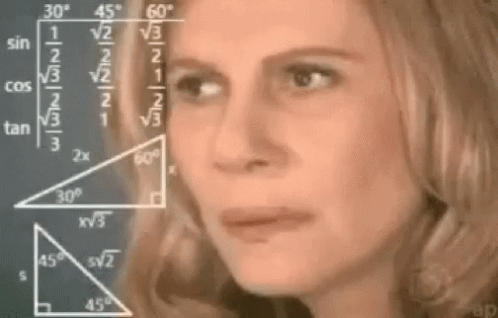 Confused Math Lady