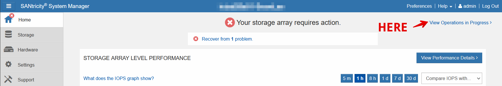 Volume Copy jobs in progress