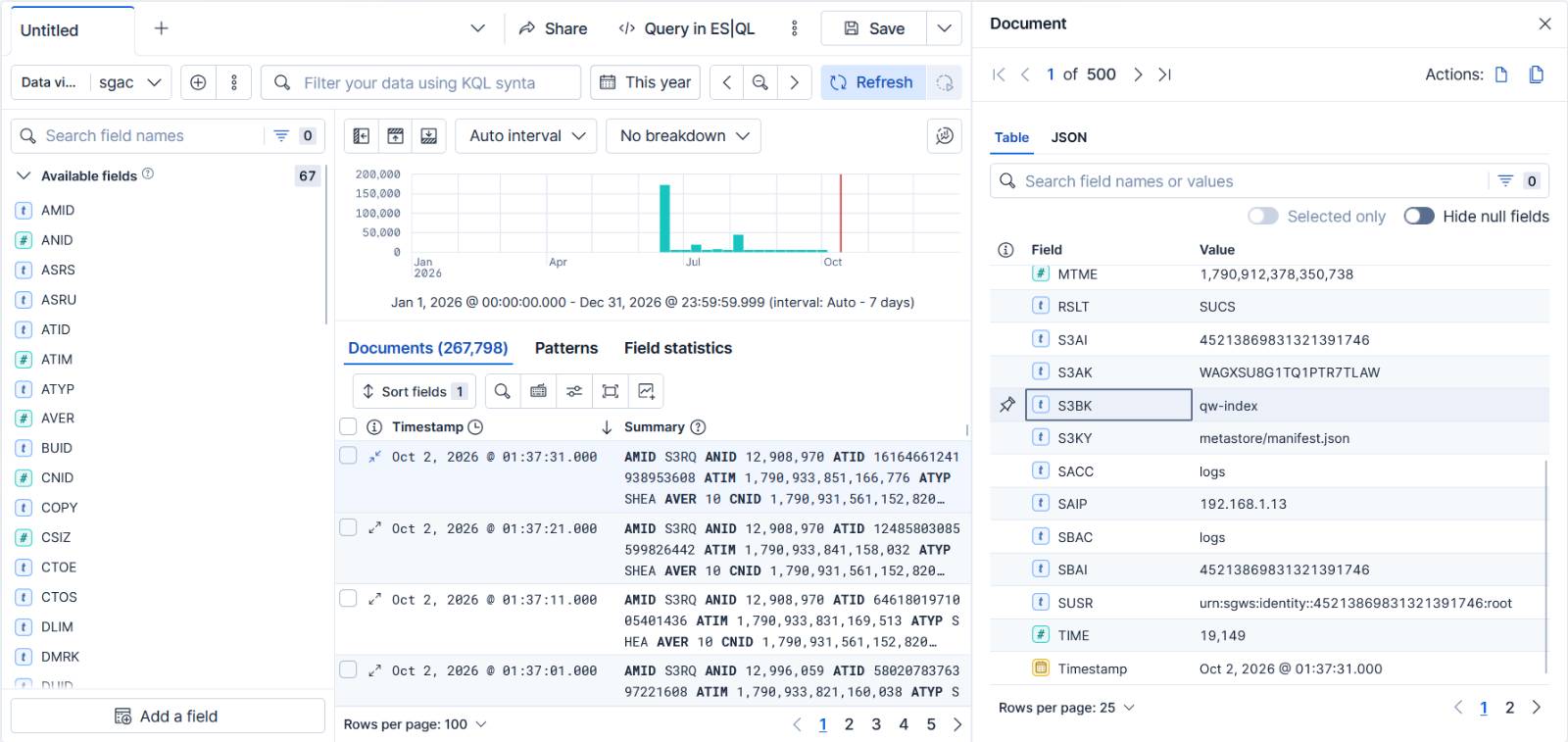 Index discovery