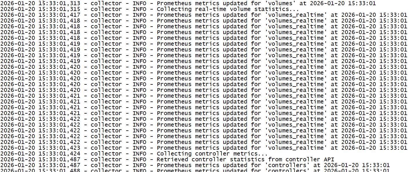 Prometheus logs in EPA 3.5.3