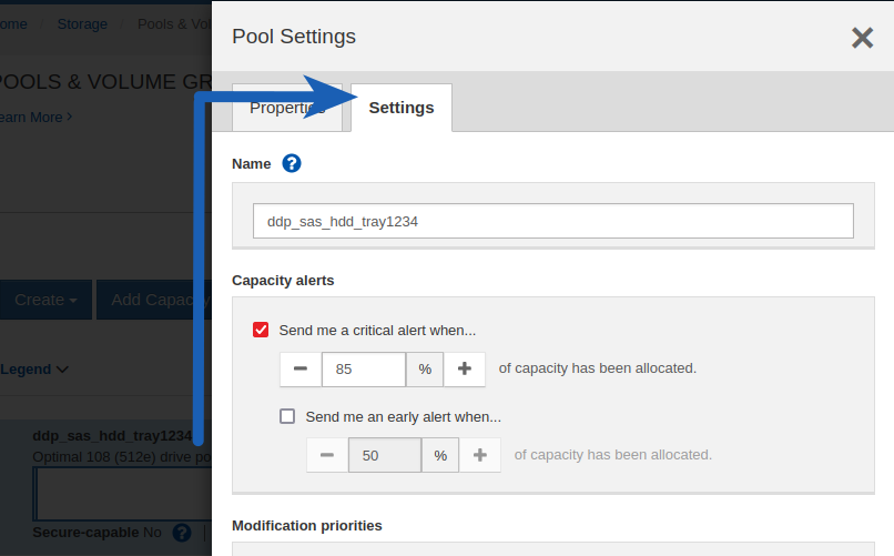 DDP Pool Settings