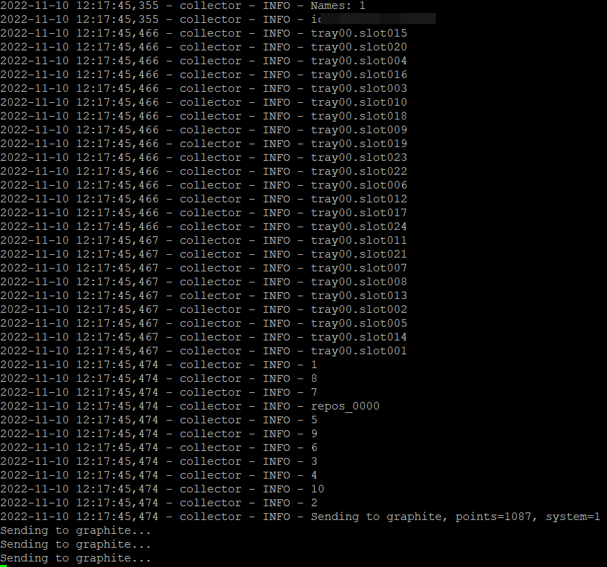 Sending E-Series performance stats to Graphite