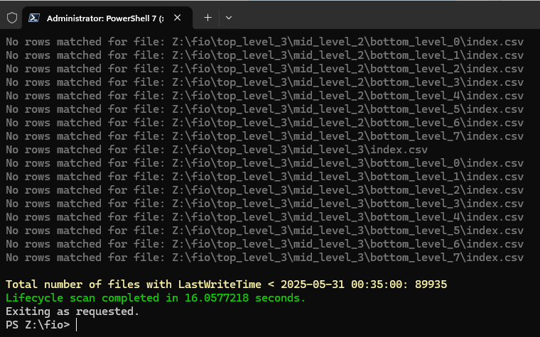SMB file index search