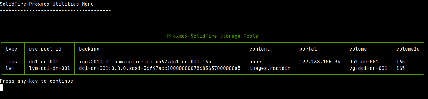iSCSI pools and LVM configuration