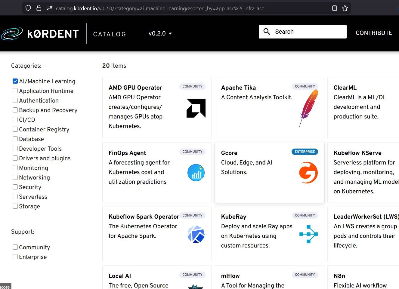 k0rdent catalog