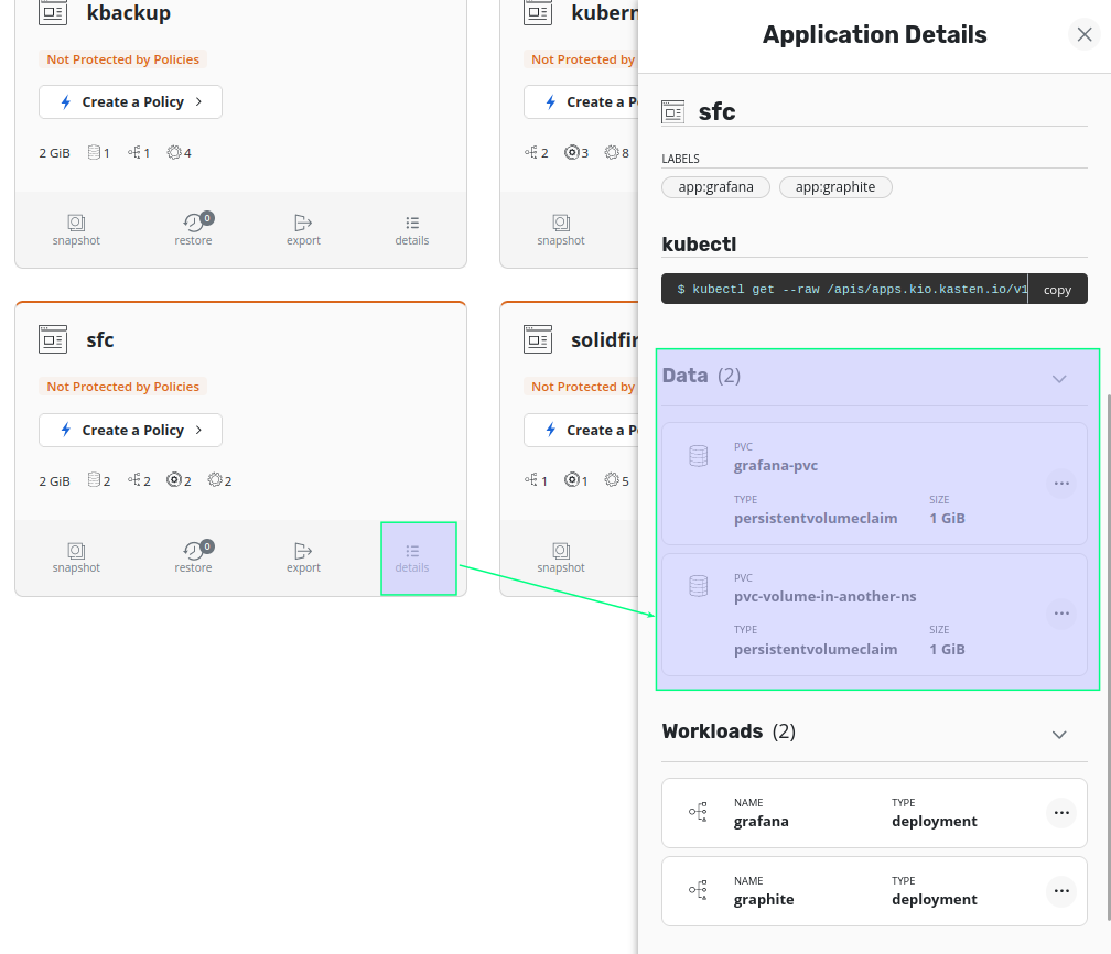 Identify application resources