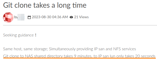 NFS latency