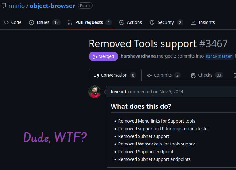 MinIO community in action