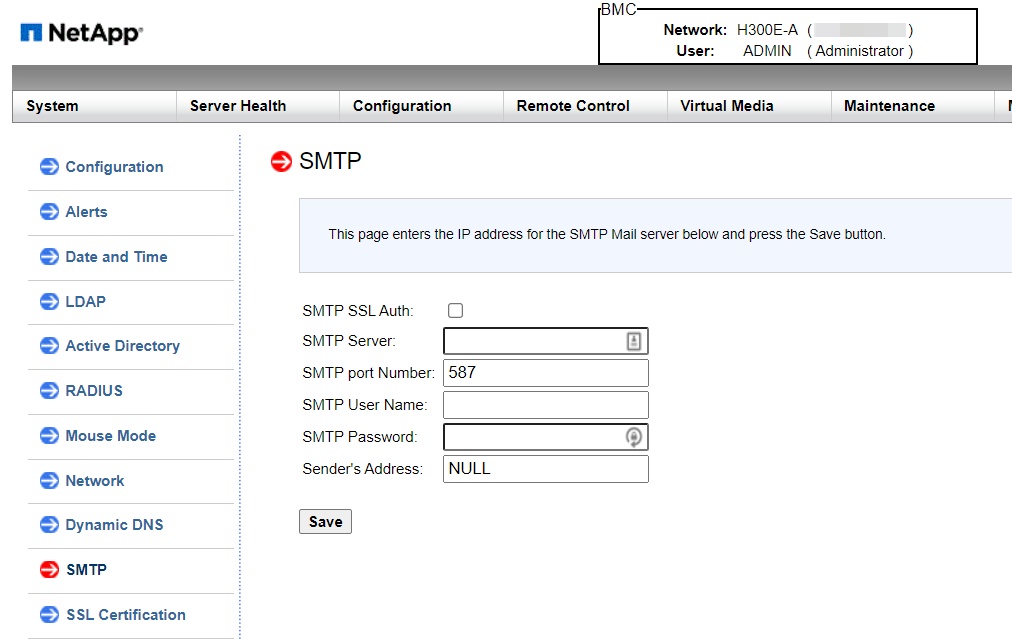 Email events from NetApp HCI Gen 1 and Gen 2 blade nodes