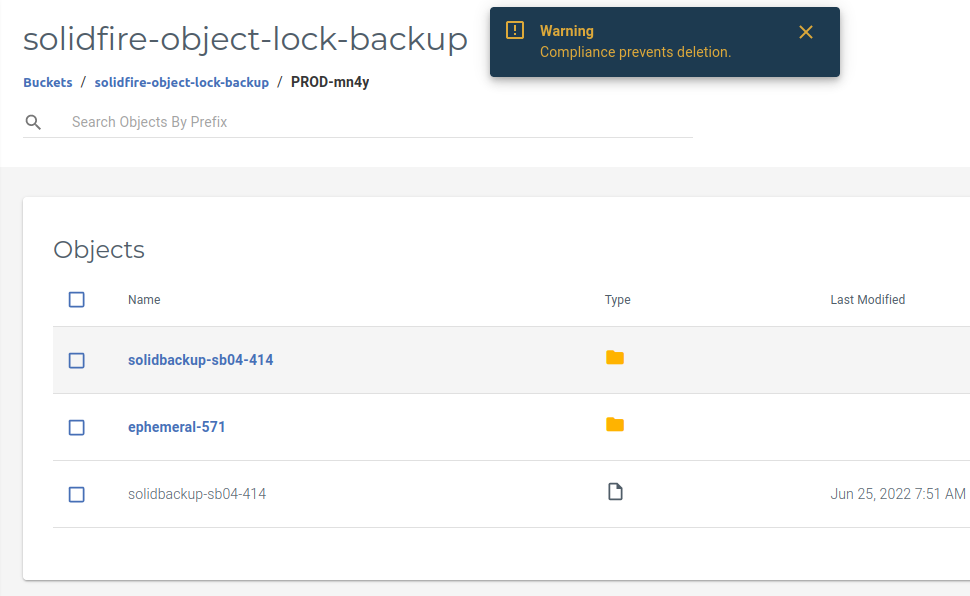 Atttempt to delete bucket with Object Lock