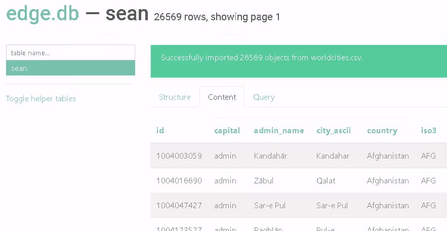 SQLite with thousands of added records