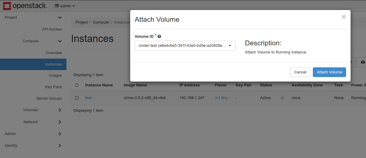 Attach SolidFire volume to VM