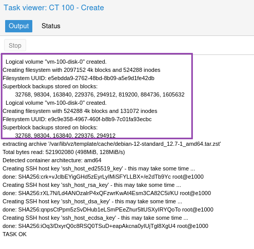 LXC LV disk on SolidFire-backed LVM in PVE