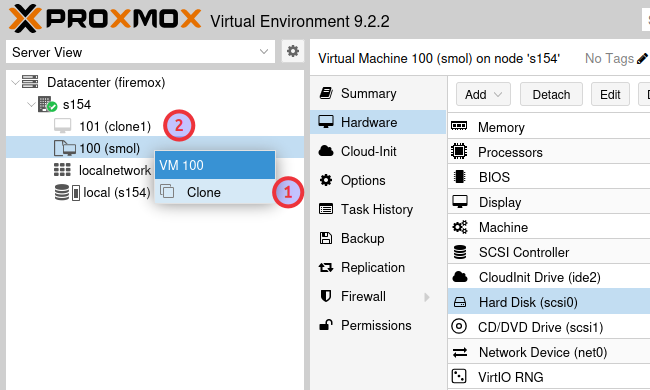 VM Template and Clone