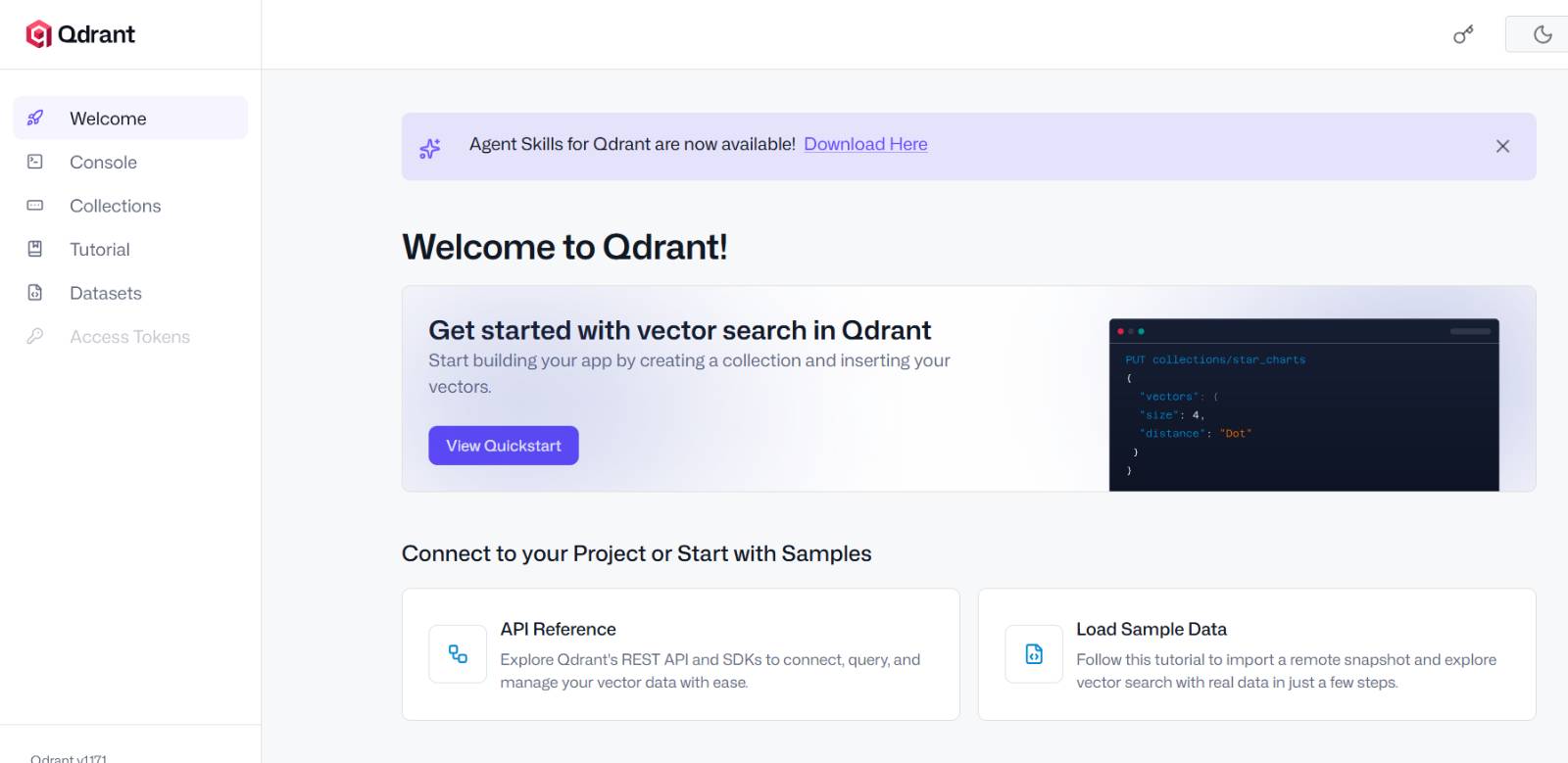 Qdrant Web UI