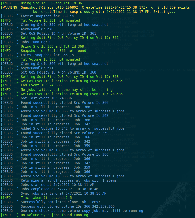 Step one in solidbackup - solidsync
