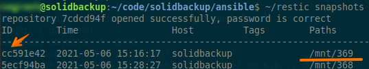 Restic backup in StorageGRID