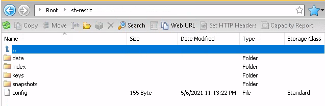 solidbackup - view snapshots