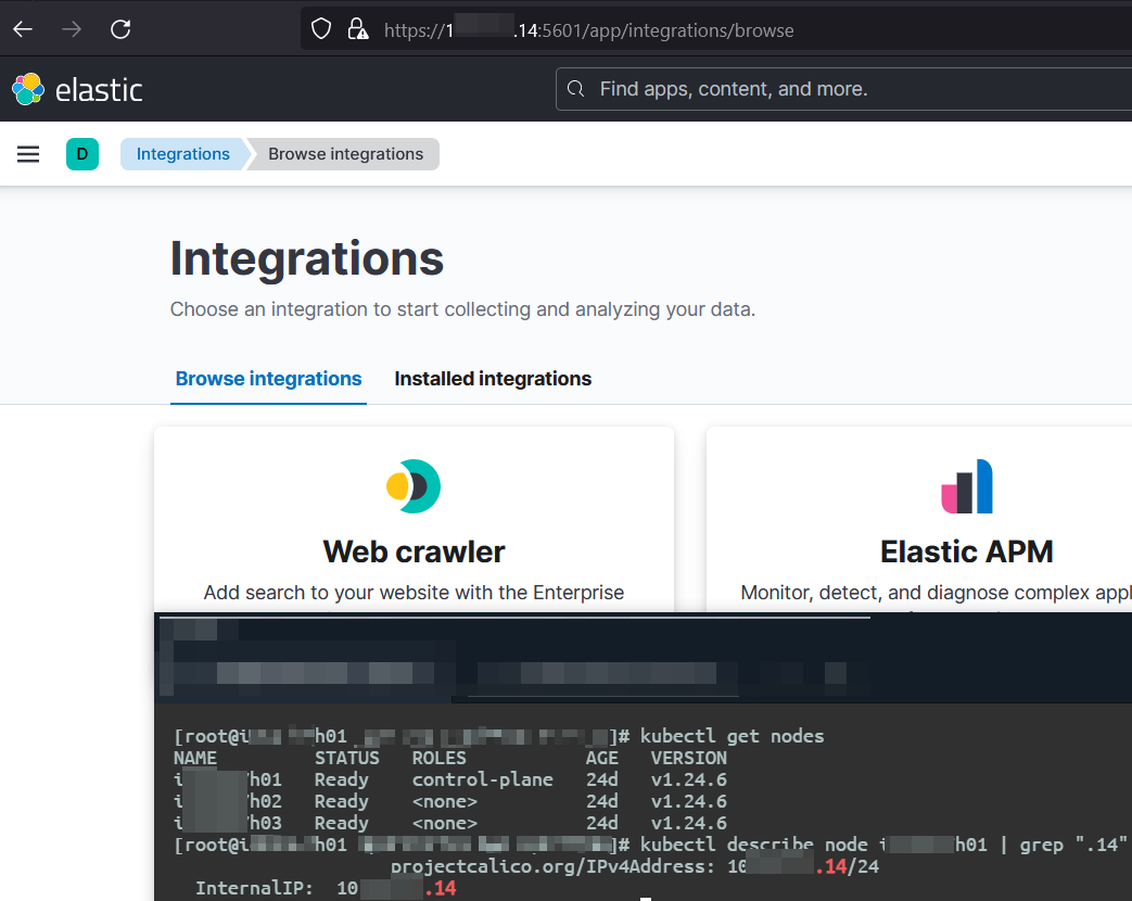Kibana on ECK with DirectPV on E-Series