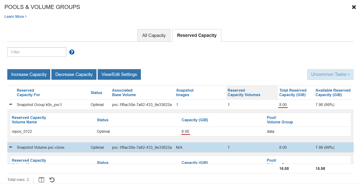 SANtricity Go CLI repo utilization and comparison DDP vs Traditional VG