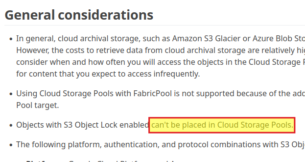 No Object Lock on the source