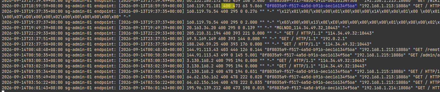 StorageGRID access log