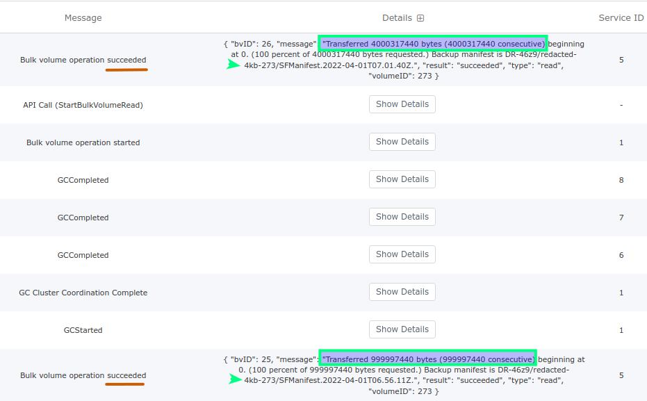 Backup to S3 - with and without range setting