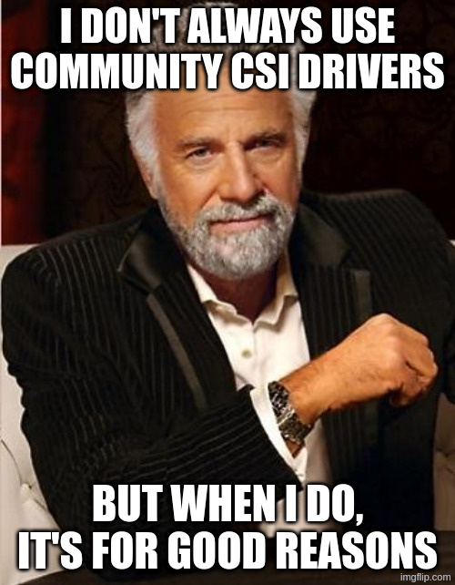 SolidFire CSI - use it for good reasons