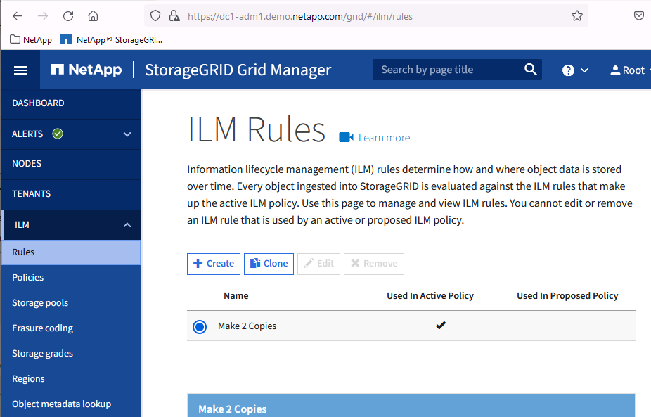 Default ILM rule