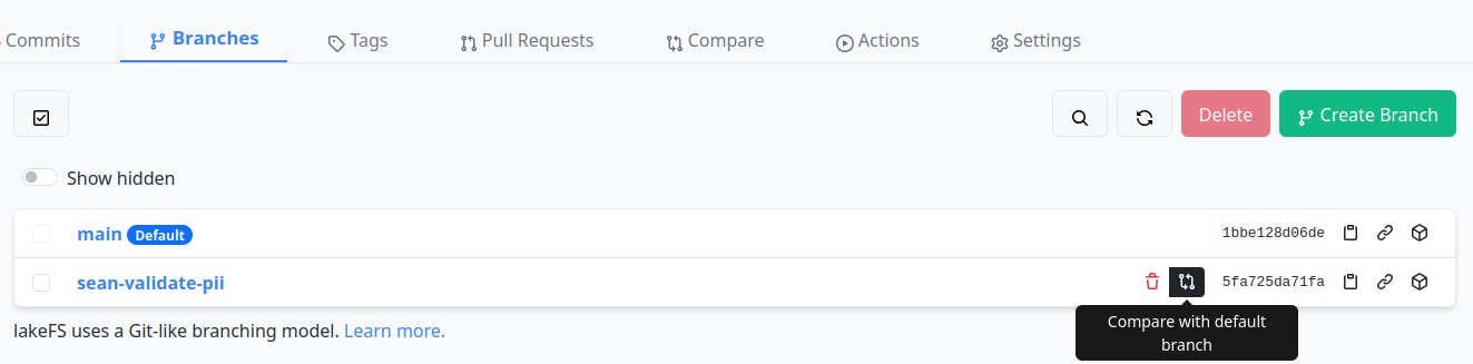 git diff