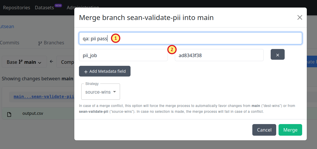 git merge