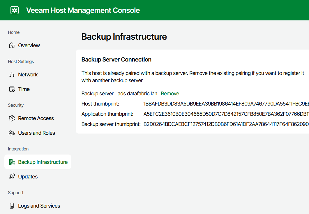 VBR installs packages to VIA