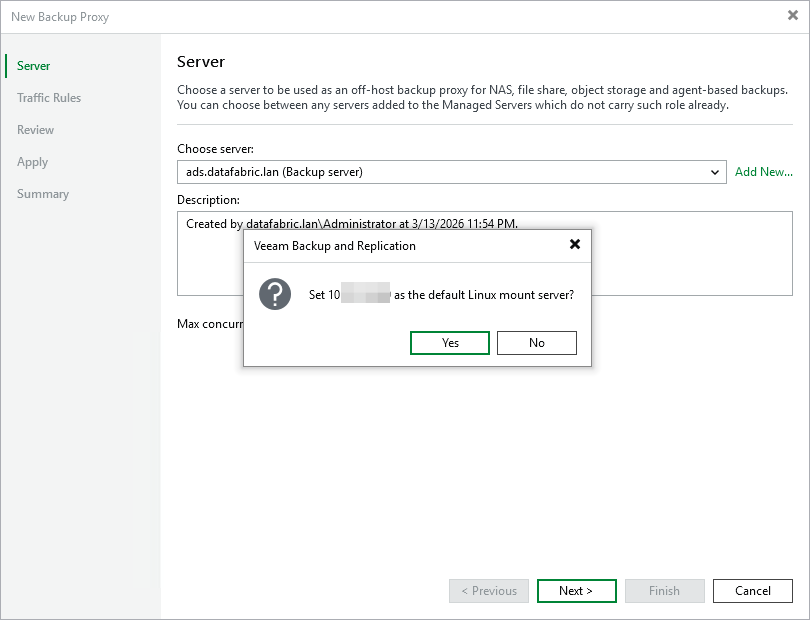 VIA as default Linux proxy