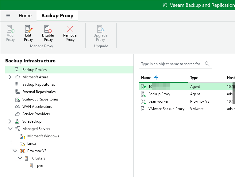 Make VIA default Linux mount proxy