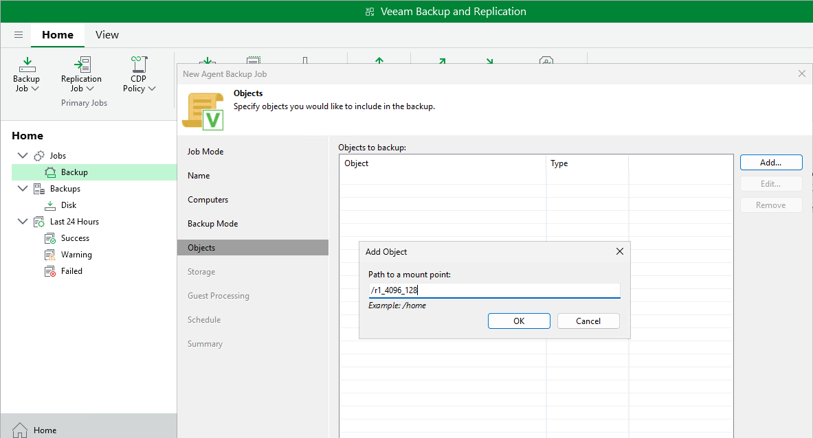 Linux NFS/RDMA host backup