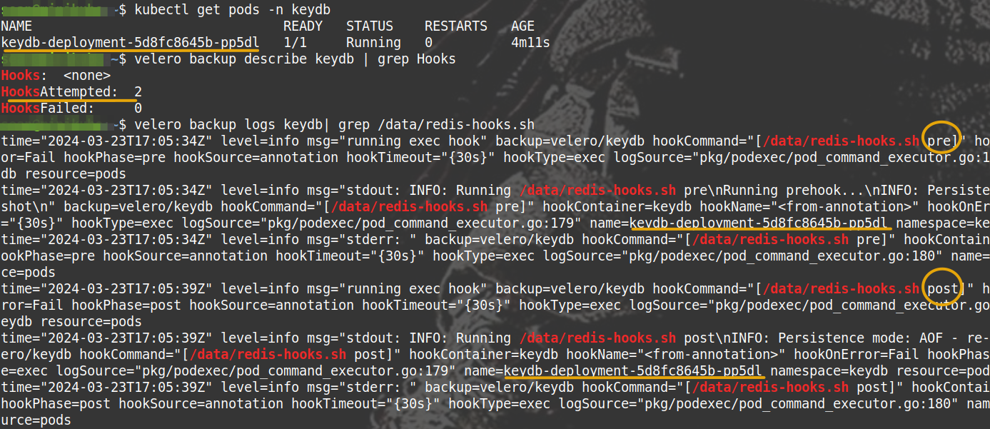 Redis or KeyDB pre and post hooks