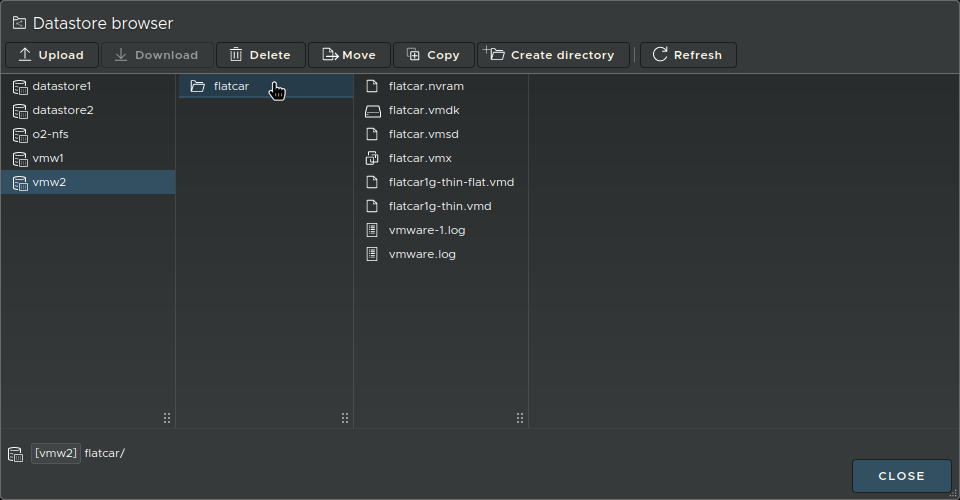 Confirm zeroed-out VMDK has been relocated